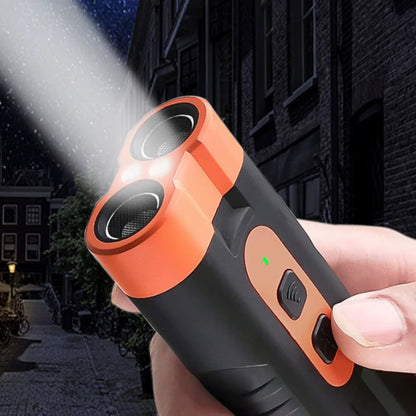 Rechargeable Ultrasonic Dog Repeller with Remote Control and LED Flashlight for Professional Bark Training
