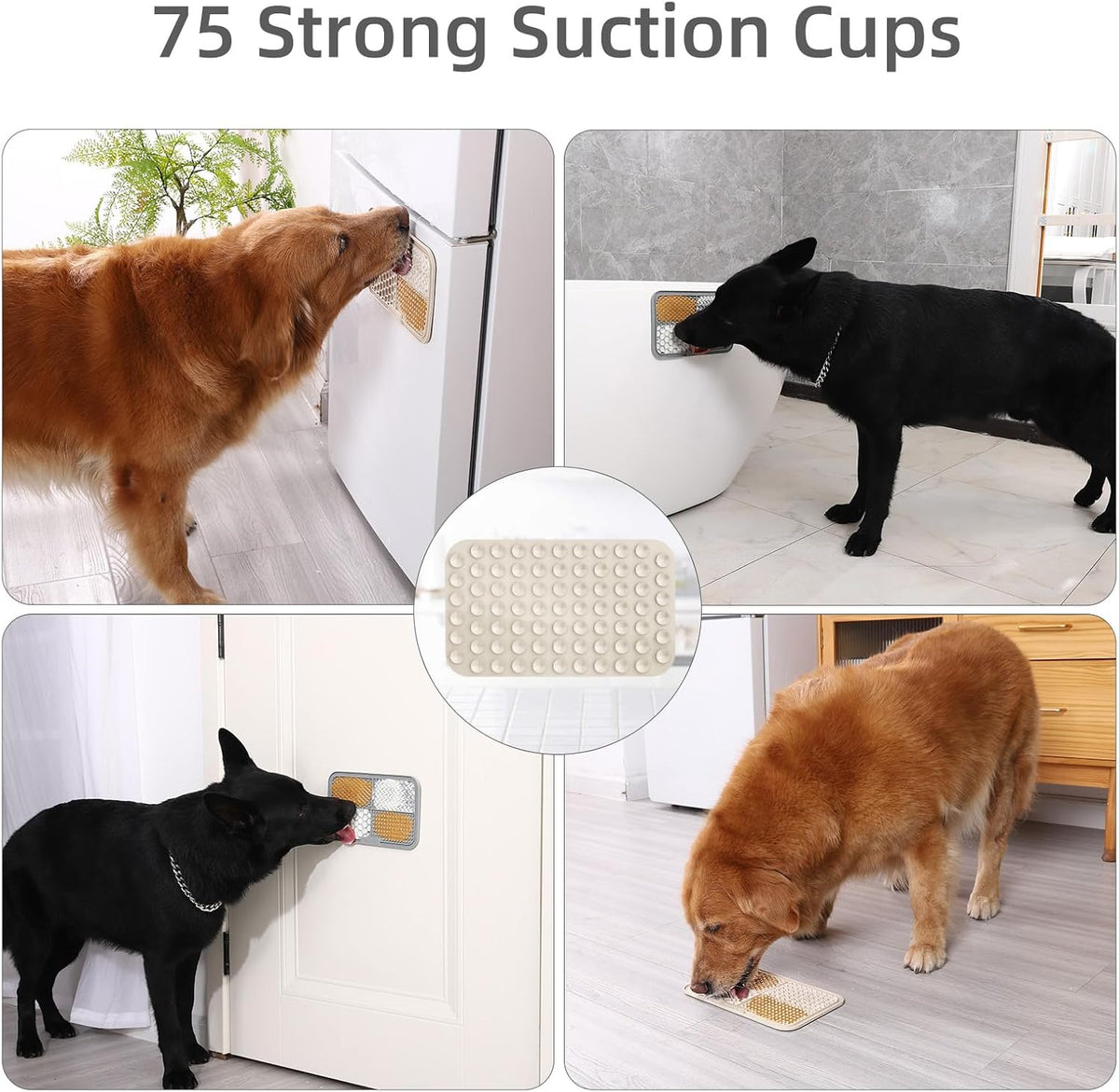 Petopolis Lick & Chill™ 2-Pack Slow Feeder Mats