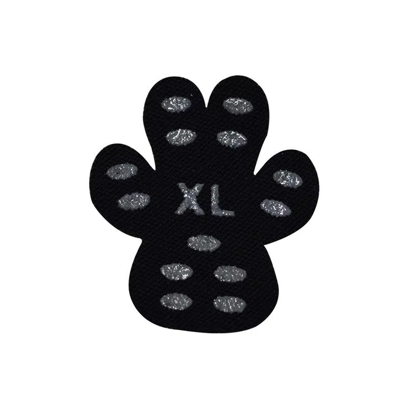 Protect Your Pup's Paws with Our Black Anti-Slip Booties - Disposable Self-Adhesive Socks for Dogs!