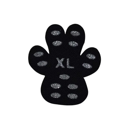 Protect Your Pup's Paws with Our Black Anti-Slip Booties - Disposable Self-Adhesive Socks for Dogs!