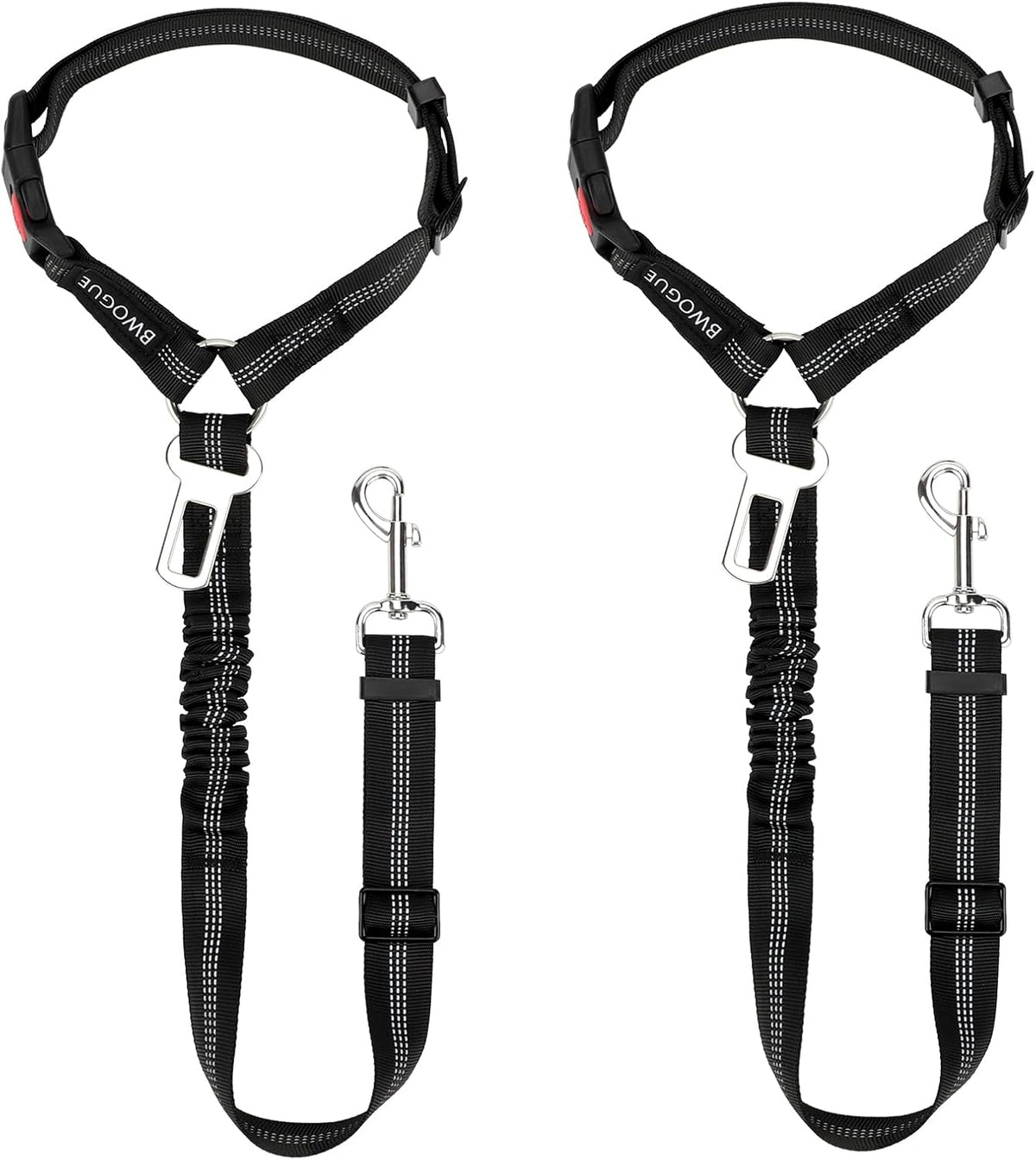 Petopolis RoadSafe™ 2-Pack Bungee Dog Seat Belts