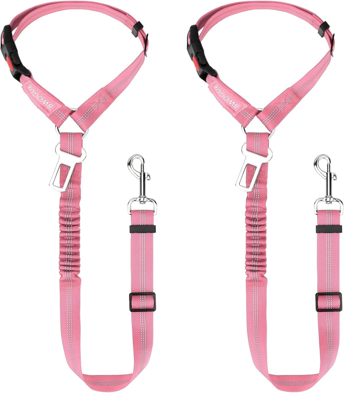 Petopolis RoadSafe™ 2-Pack Bungee Dog Seat Belts