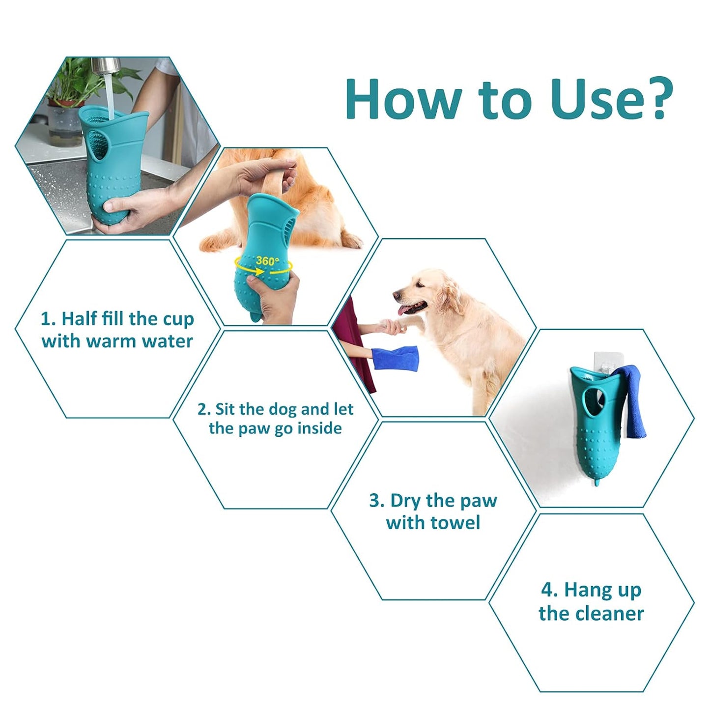 Paw-some Portable Muddy Paw Spa for Your Sloppy Pup!