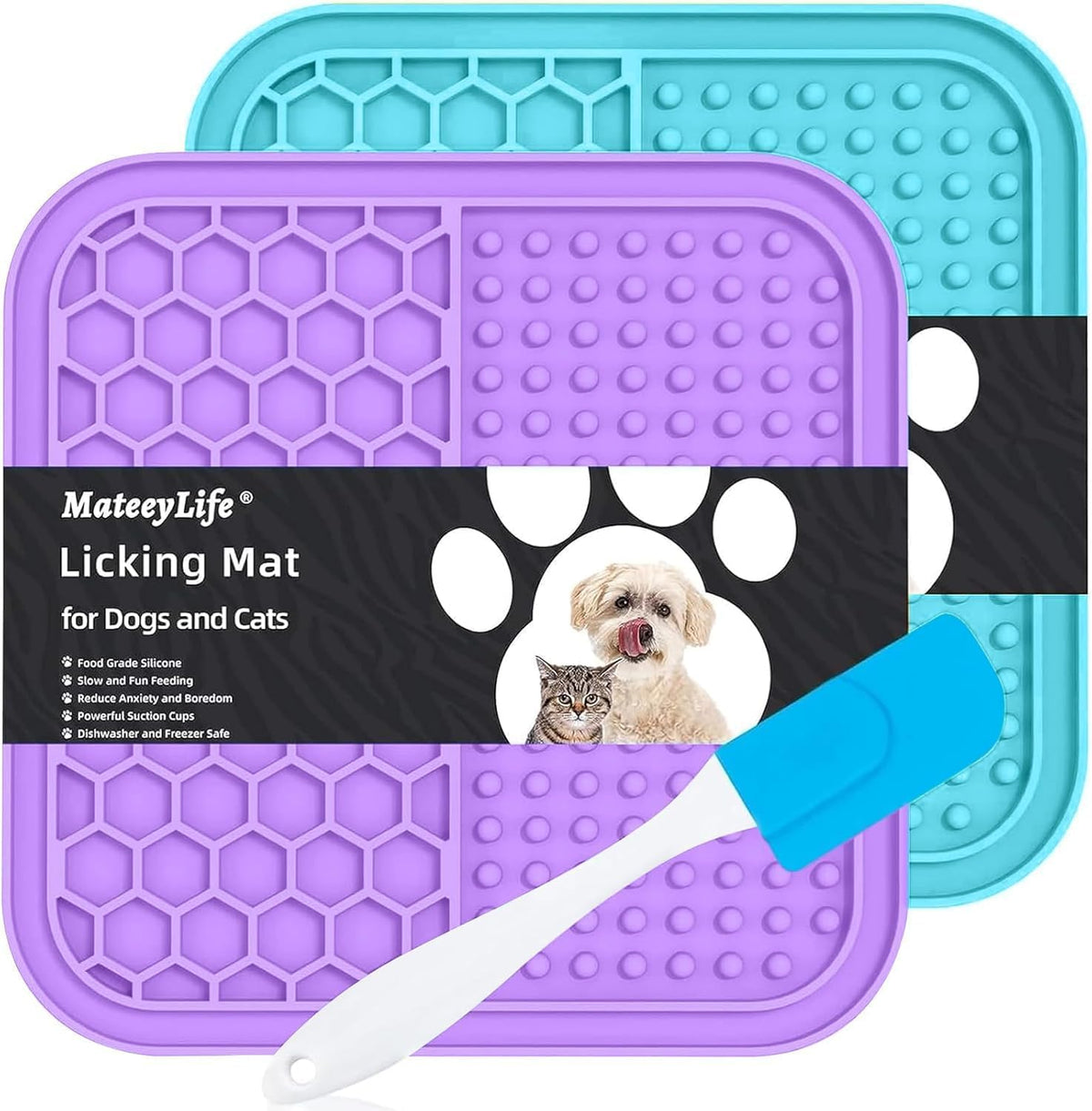 Petopolis Lick & Chill™ 2-Pack Slow Feeder Mats