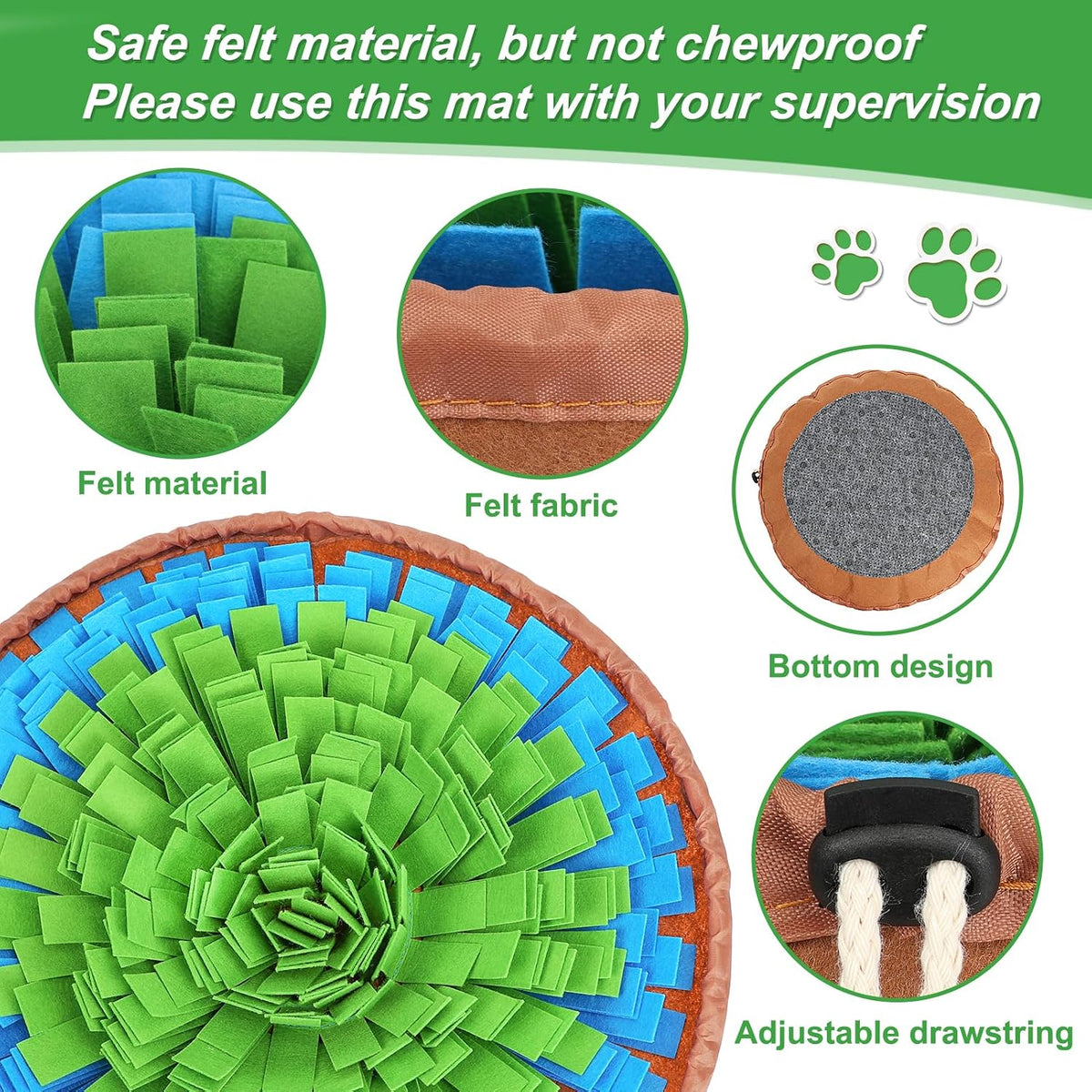 Petopolis Sniffari™ Adjustable Snuffle Mat