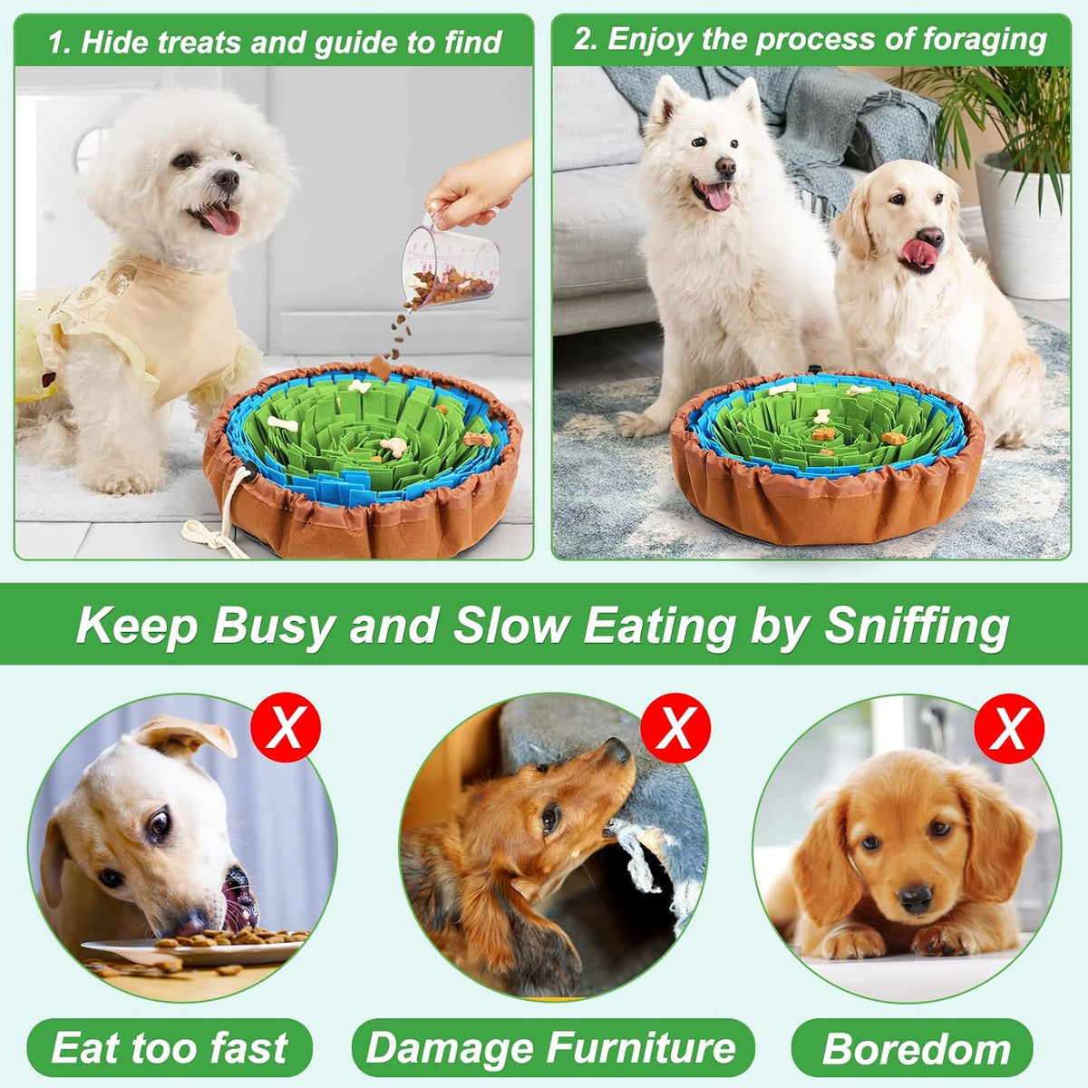 Petopolis Sniffari™ Adjustable Snuffle Mat