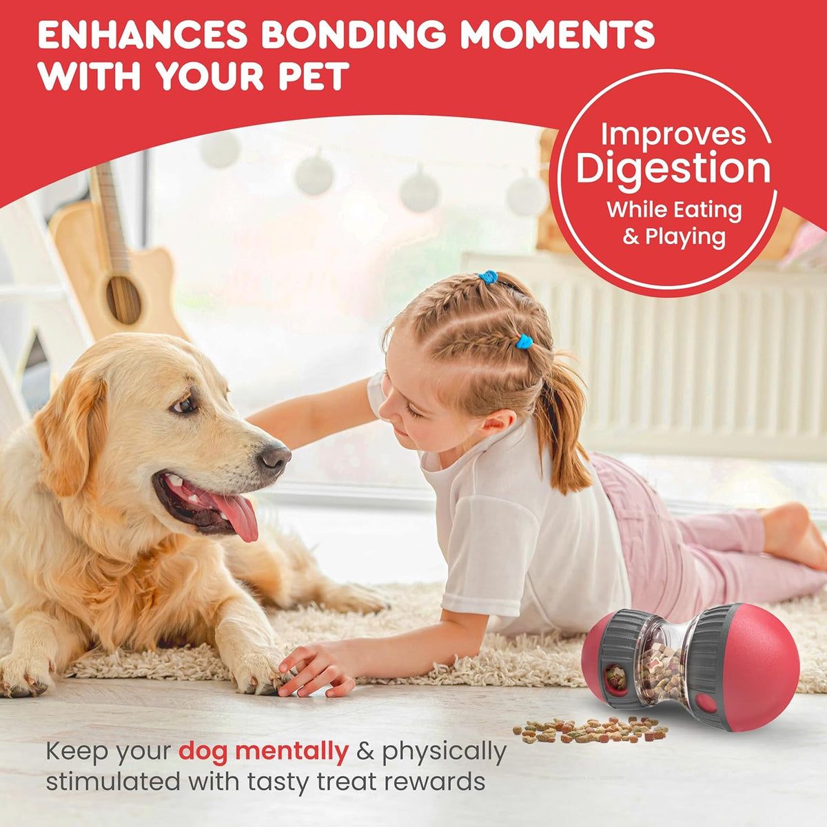 Petopolis BrainBoost™ Interactive Dog Treat Puzzle
