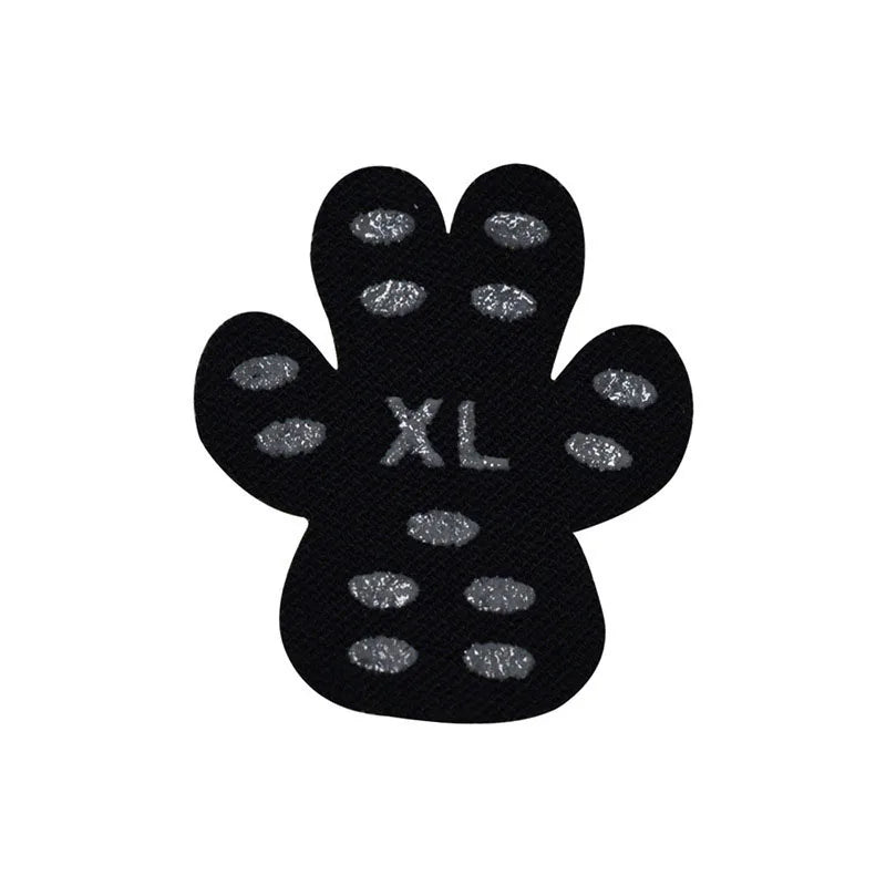 Protect Your Pup's Paws with Our Black Anti-Slip Booties - Disposable Self-Adhesive Socks for Dogs!