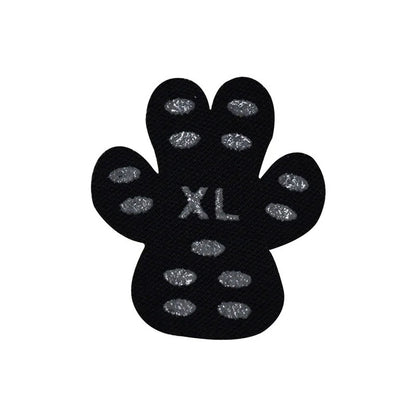 Protect Your Pup's Paws with Our Black Anti-Slip Booties - Disposable Self-Adhesive Socks for Dogs!