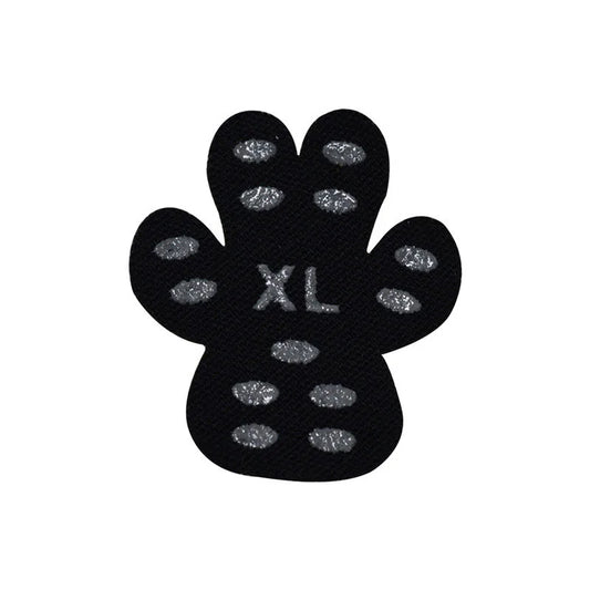 Protect Your Pup's Paws with Our Black Anti-Slip Booties - Disposable Self-Adhesive Socks for Dogs!