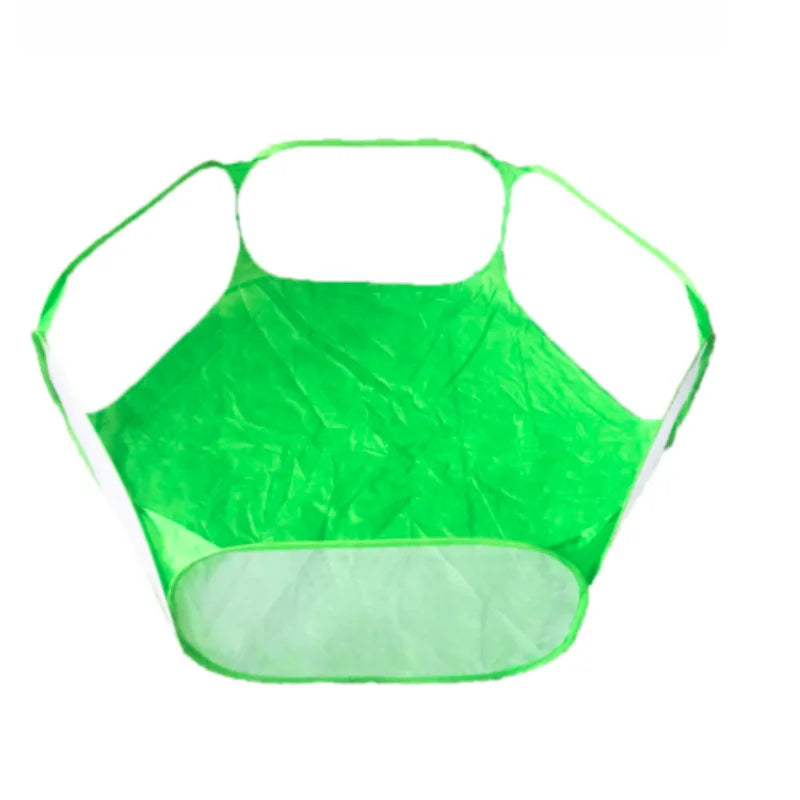 Transparent Portable Pet Playpen - The Perfect Foldable Outdoor Enclosure for Your Furry Friends!