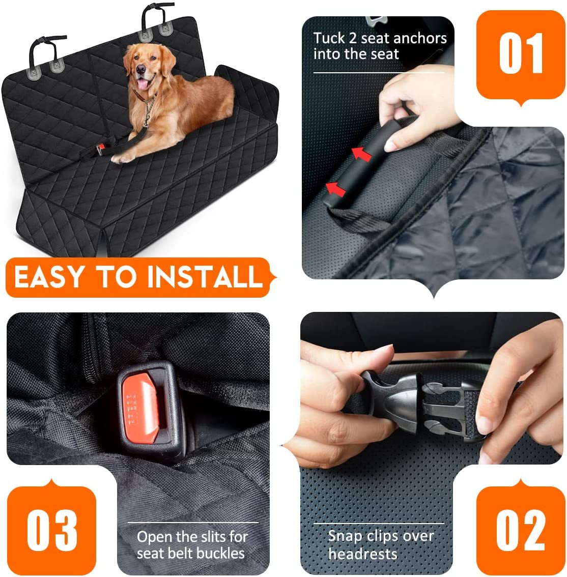 Dog Car Seat Cover.